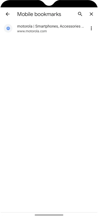 Press the required bookmark.