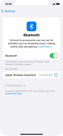 Slide your finger upwards starting from the bottom of the screen to return to the home screen.