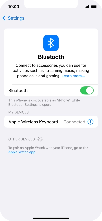 Slide your finger upwards starting from the bottom of the screen to return to the home screen.