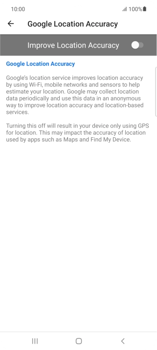 If you press the indicator next to 