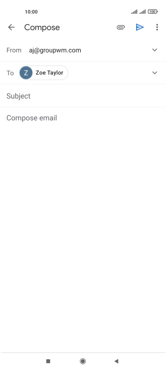 Press Subject and key in the required subject.
