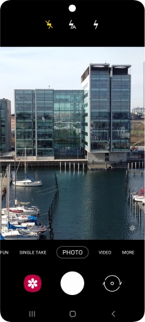 Press the required setting.