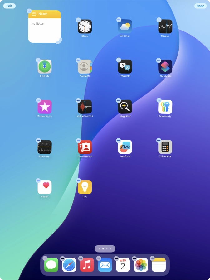 Press Done. Press Done.