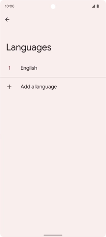 Press Add a language.