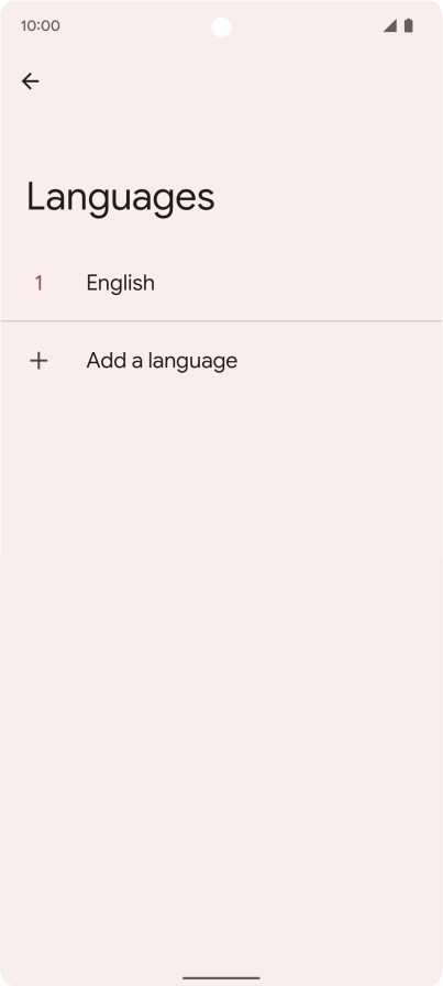 Press Add a language.