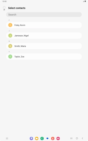 Press the field above 