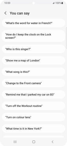 Press the Home key to return to the home screen. Press the Home key to return to the home screen.