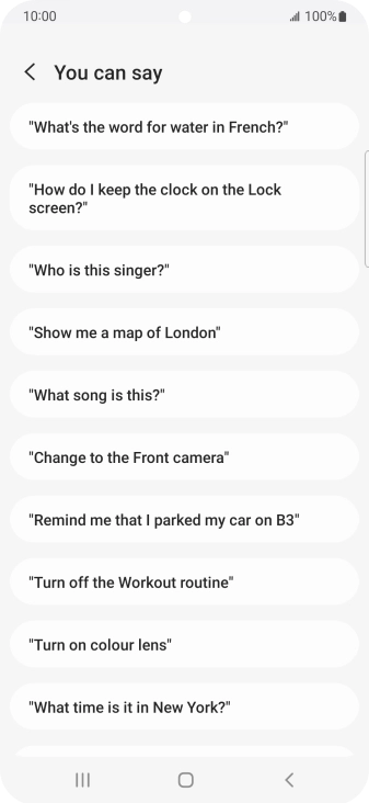Press the Home key to return to the home screen. Press the Home key to return to the home screen.