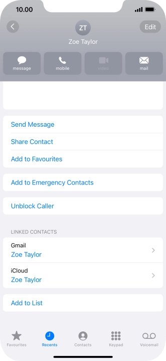 Slide your finger upwards starting from the bottom of the screen to return to the home screen.