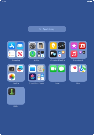 Press and hold the required app.