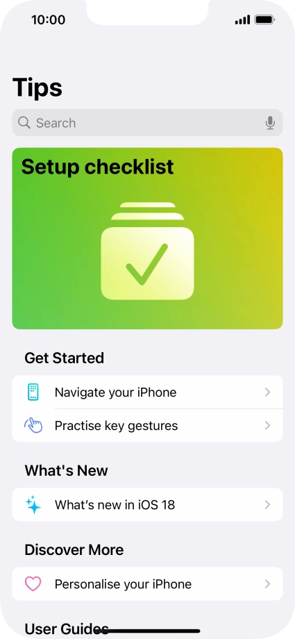 Slide your finger upwards starting from the bottom of the screen to return to the home screen.
