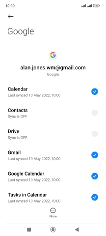 Press the field next to 