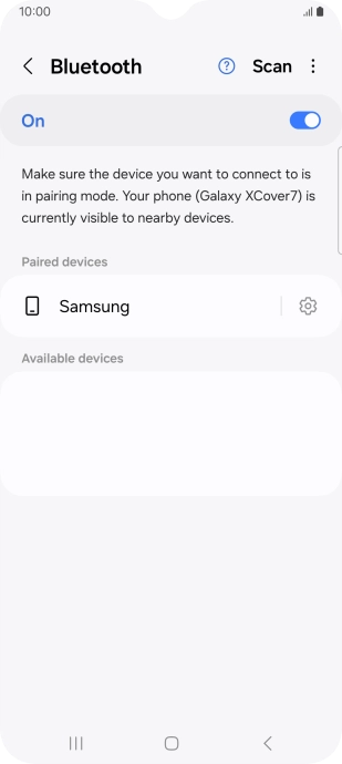Press the Home key to return to the home screen.