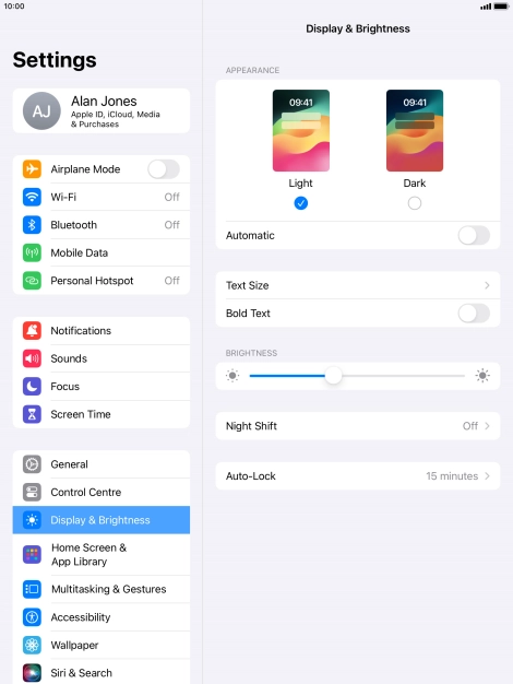 Press and drag the indicator below Press and drag the indicator below