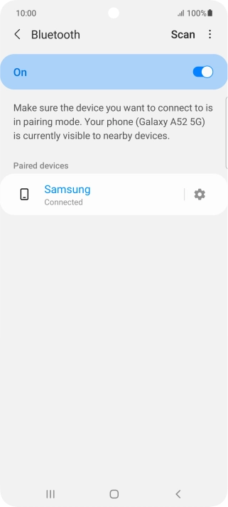 Press the Home key to return to the home screen.