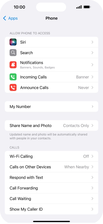 Press Wi-Fi Calling. Press Wi-Fi Calling.