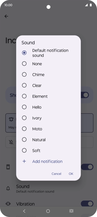 Press the required message tones to hear them.