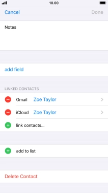 Press link contacts....