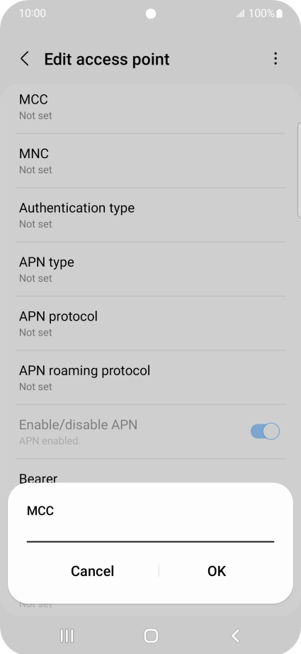 Key in 234 and press OK. Key in 234 and press OK.