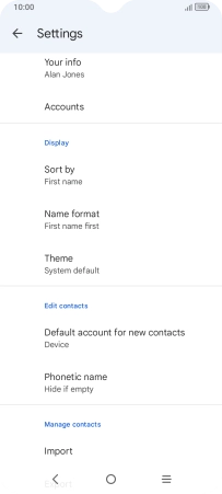 Press Import. Press Import.