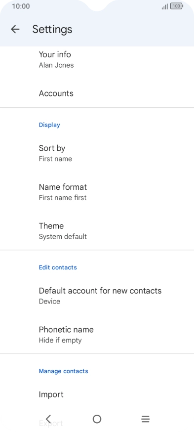 Press Import. Press Import.