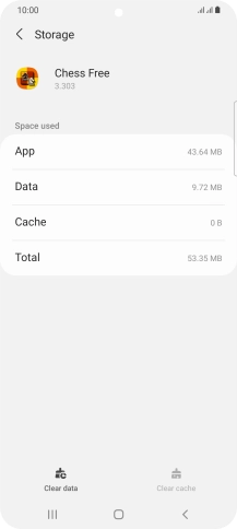 Press the Home key to return to the home screen.
