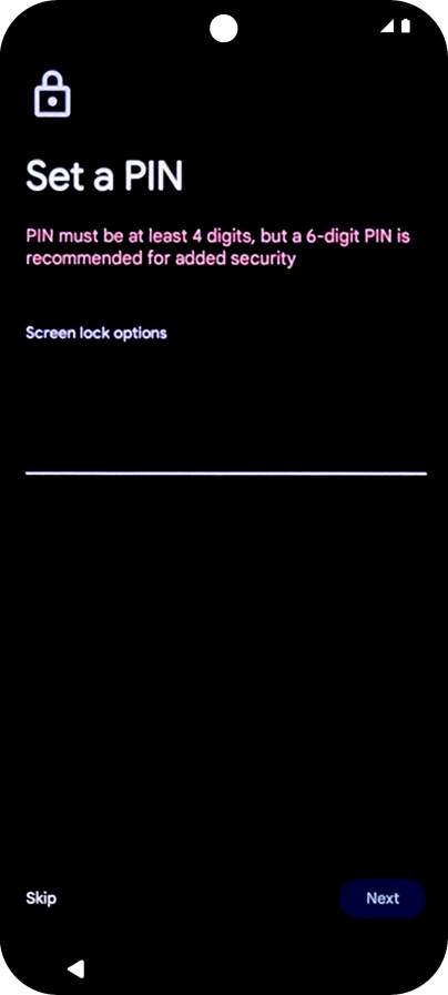 Press Skip. Press Skip.