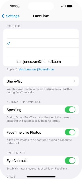 Press SharePlay.