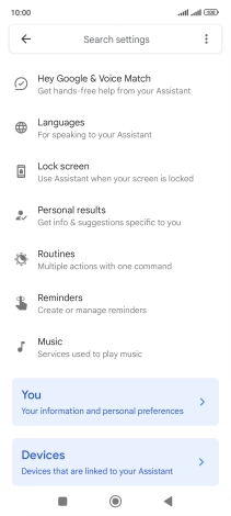 Press Hey Google & Voice Match.