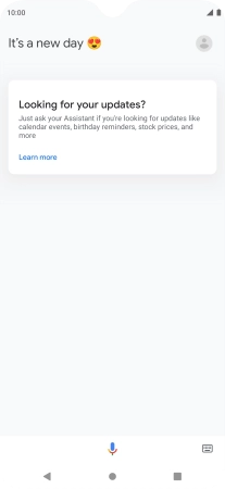Press the profile icon.