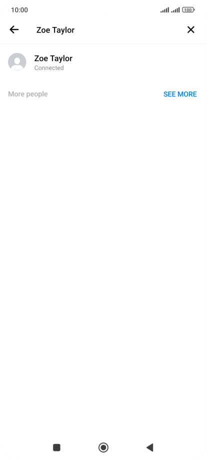 Key in the first letters of the recipient's name and press the required contact.