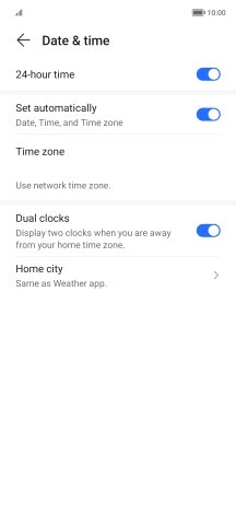 Slide your finger upwards starting from the bottom of the screen to return to the home screen.