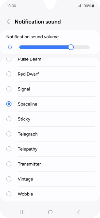 Press the required message tones to hear them.