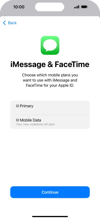 Press the required price plan.