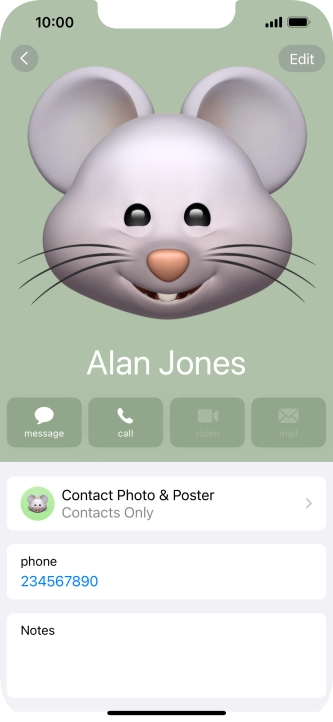 Slide your finger upwards starting from the bottom of the screen to return to the home screen.