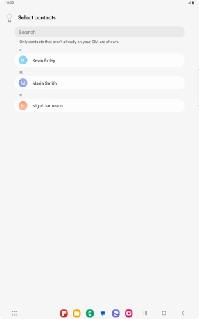 Press the field above 