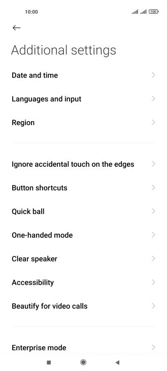 Press Languages and input.