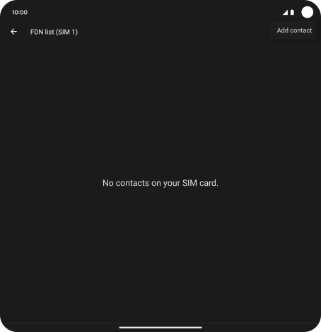 Press Add contact.