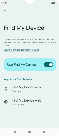Press the Home key to return to the home screen. Press the Home key to return to the home screen.