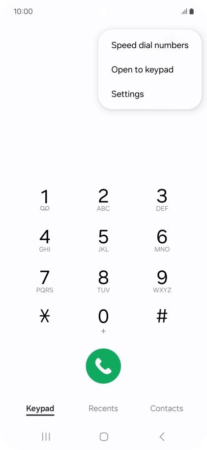 Press Settings. Press Settings.