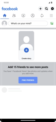 Press the text input field.