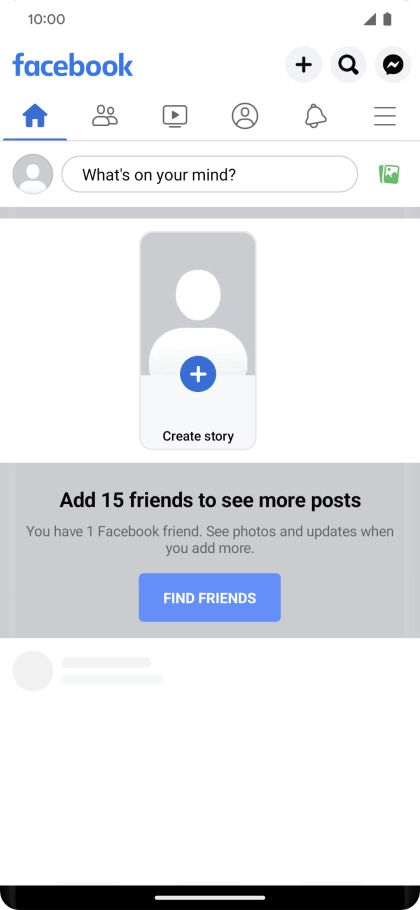 Press the text input field.