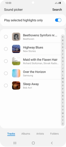 Press the required ring tones to hear them. Press the required ring tones to hear them.