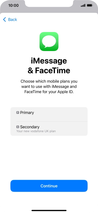 Press the required price plan. Press the required price plan.