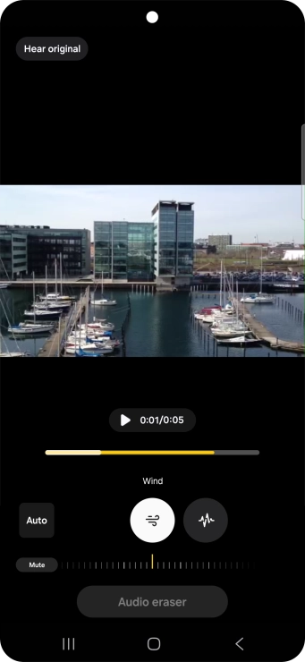 Press the required sound type.