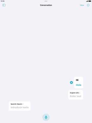 Press the menu icon. Press the menu icon.