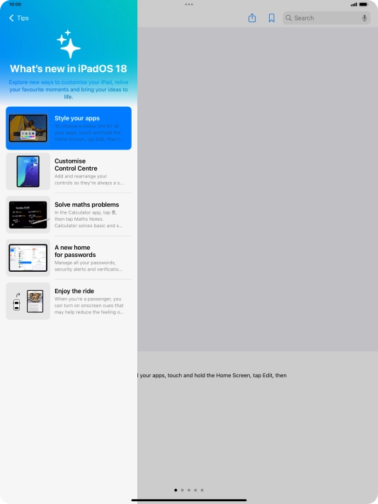 Slide your finger upwards starting from the bottom of the screen to return to the home screen. Slide your finger upwards starting from the bottom of the screen to return to the home screen.