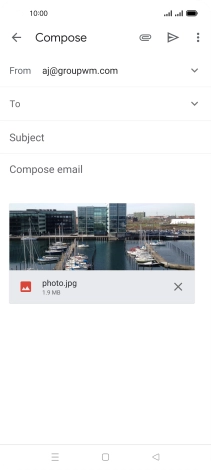 Press the field next to 