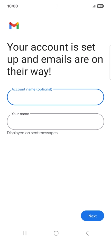 Press the field below 