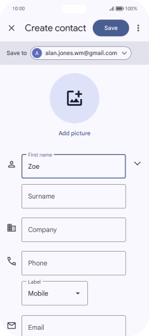 Press Surname and key in the required last name.